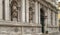 VENICE, ITALY- SEPTEMBER 27, 2015: close up of the exterior of chiesa di santa maria del giglio,, venice