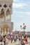 VENICE, ITALY - SEPTEMBER 7, 2014: Busy day on the Piazzetta San