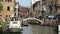 Venice Italy small bridge over canal