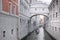 Venice, italy: traditional venice canal scene.gondola and ventian bridges