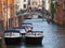 Venice, Italy. Wonderful views through the narrow canals of the town