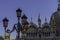 Venice lamppost in fron t of St Marks Church