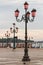 Venice lampposts.