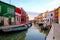 Venice landmark, Colorful Houses in Burano island