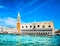 Venice landmark, Piazza San Marco with Campanile and Doge Palace