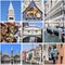 Venice landmarks collage
