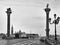 Venice Marco Lion Column Pier Rise BW