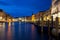 Venice at night on the Canal Grande