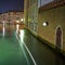 Venice at night grand channel photo.
