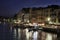 Venice - a night scene from the Rialto bridge