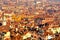 Venice, panoramic view on the rooftops of the Italian city