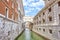 Venice scenic old streets water canal. Italian Lagoon beauty