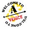 Venice stamp rubber grunge