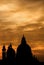 Venice sunset with domes