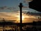 Venice Sunset over Winged Lion of St. Mark