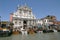 A Venice taxi boat station