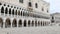 Venice, VE, Italy - May 18, 2020: Ducal Palace called Palazzo Ducale with very few people