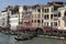 Venice waterfront with gondola near Rialto