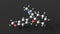 venlafaxine molecule, molecular structure, serotonin-norepinephrine reuptake inhibitors, ball and stick 3d model, structural