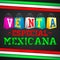 Venta Especial Mexicana, Mexican Sale spanish text