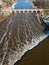 Venta Rapid waterfall, the widest waterfall in Europe and long brick bridge