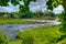 Venta waterfall at Latvian village Kuldiga