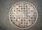 Vented Manhole Sewer Main Cover Asphalt Side Street Water Drain