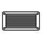 Ventilation duct icon, outline style