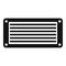 Ventilation duct icon, simple style