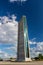 Ventilation tower for the tunnel running under Strahov stadium, Prague, Czech Republic