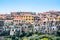 Ventimiglia Imperia, Liguria, Italy, panoramic view of the old town