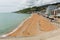 Ventnor beach and seafont Isle of Wight south coast of the island tourist town