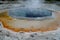 Vents and mineral deposits in Yellowstone National Park