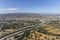 Ventura Freeway and Los Angeles River Aerial