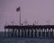 Ventura Pier at San Buenaventura State Beach on the Pacific Ocean in Ventura, Ventura County, California