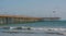 Ventura Pier at San Buenaventura State Beach on the Pacific Ocean in Ventura, Ventura County, California