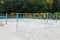 Venue with Volleyball courts, a volleyball net on the beach