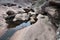 Venus baths, Rock formation shaped by river in Halls Gap, Grampians, Victoria, Australia