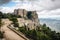 Venus Castle in Erice town on mountain Castello di Venere. Sicily, Italy
