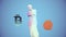 Venus De Milo On Pink Background. Concept Of NFT Technology. 3D Animation. 4K. Ultra HD