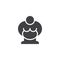 Venus of Willendorf vector icon