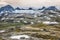 Veobrean glacier seen from Glittertind mountain Jotunheimen Nat