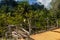 Veranda of a traditional longhouse near Batang Rejang river, Sarawak, Malays