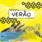 Verao, summer portuguese text.