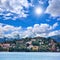 Verbania town on the Lake Maggiore