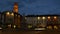 VERCELLI, ITALY - FEBRUARY 2017: The central Piazza Cavour Cavour square with the Torre dell`Angelo Angel`s tower in the