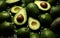 Verdant Treasures, Enchanting Snapshot of Avocados in Nature, Generative Ai