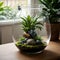 Verdant Vignette: A Miniature World in AI Terrarium