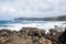 Verdicio beach view. Asturias coastline panorama, Spain