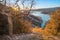 Verdon River fows into the lake of Sainte-Croix-du-Verdon